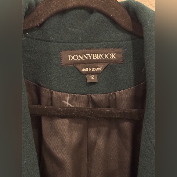 Donny Brook long emerald pea coat - Picture 3 of 9